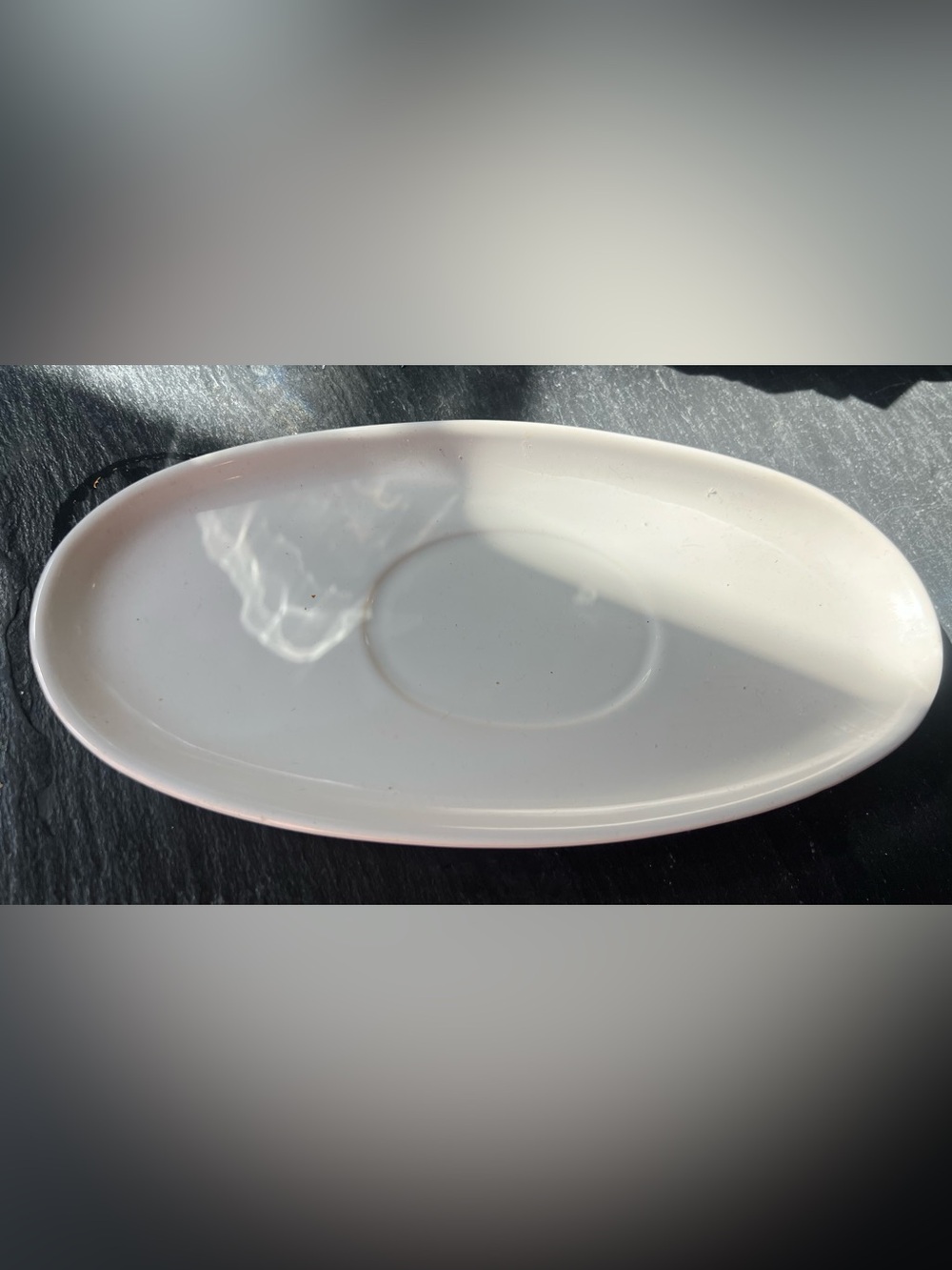White Oval Ceramic Serving Platter